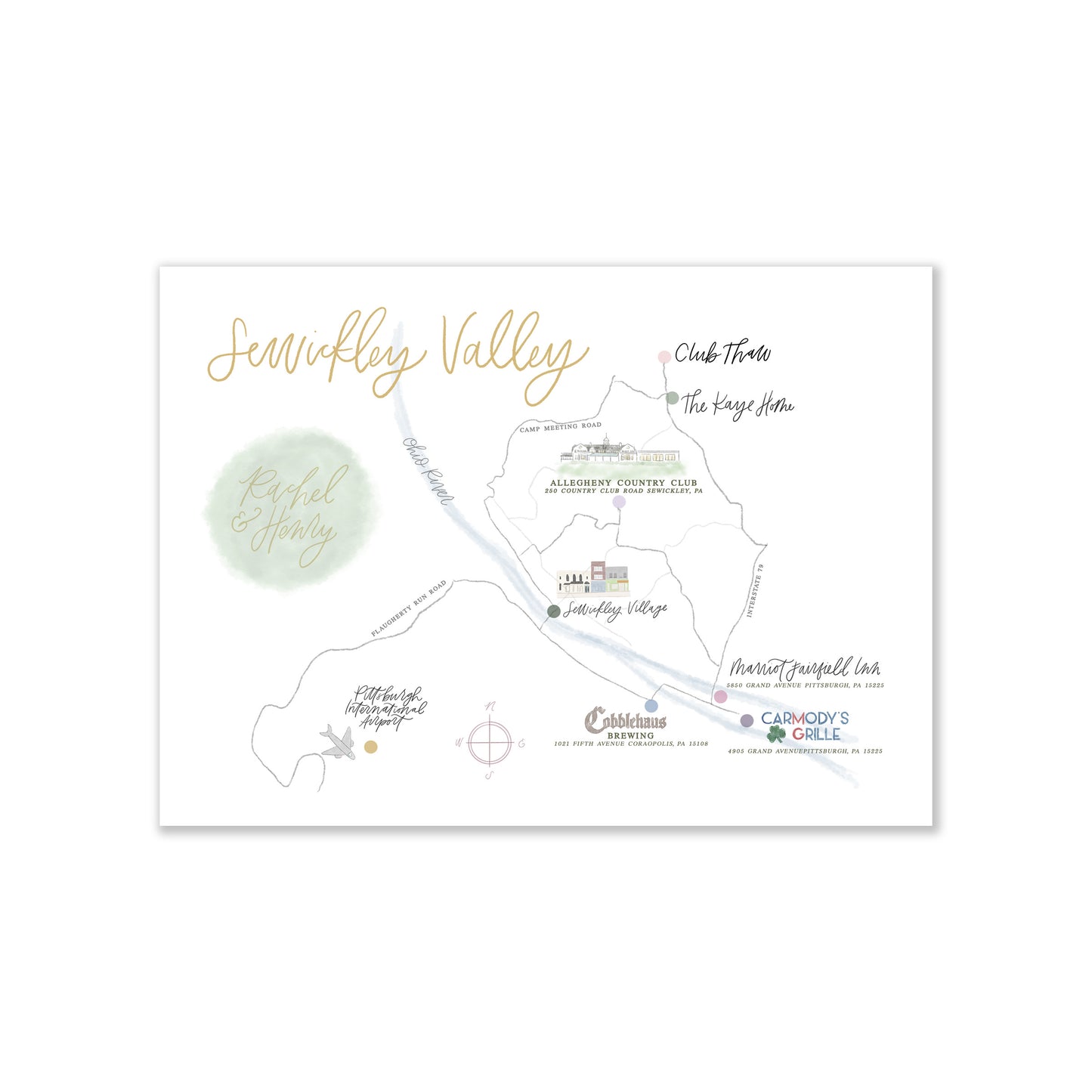 Custom Illustrated Map