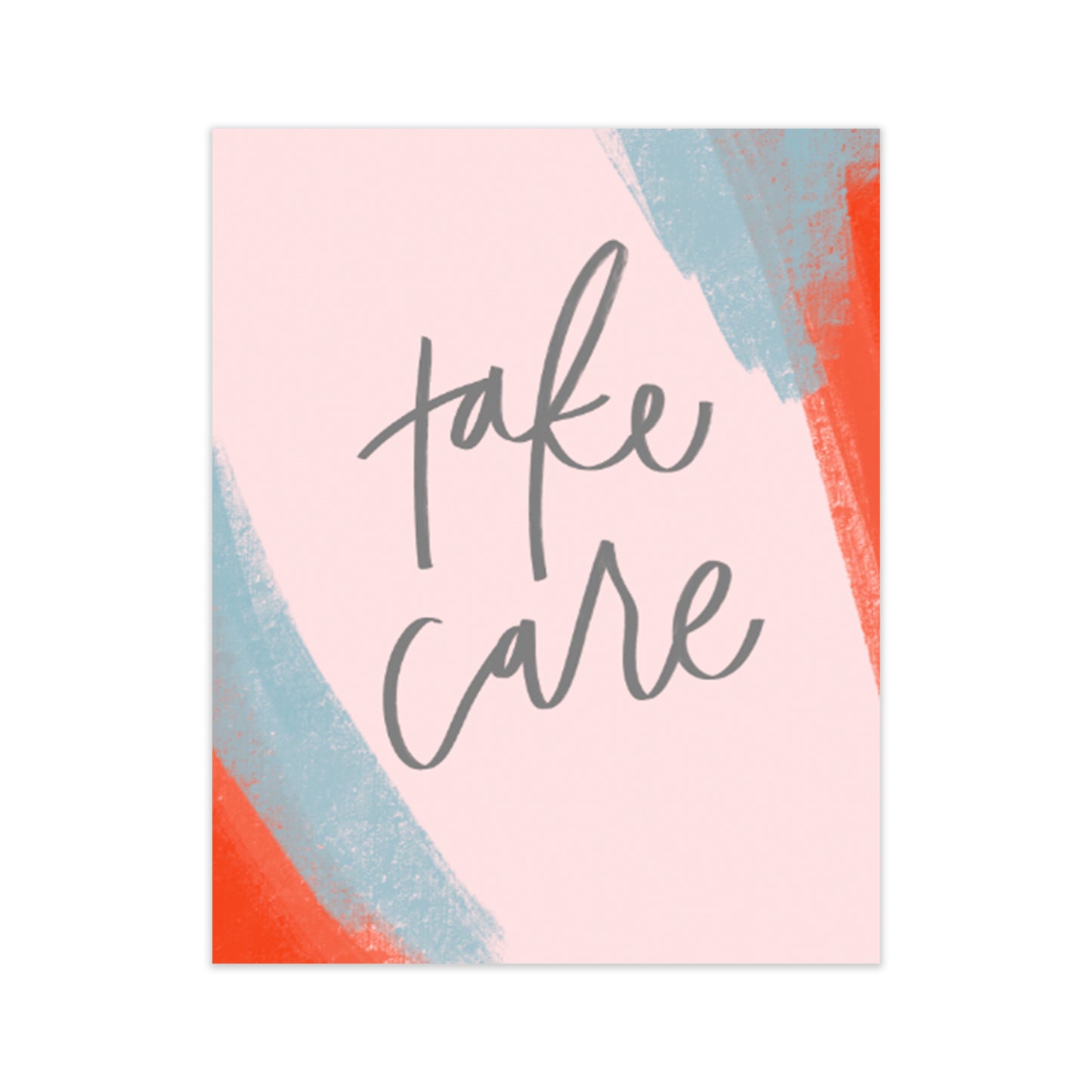 calligraphy handlettered oh joyful day art print home decor print take care mental health print