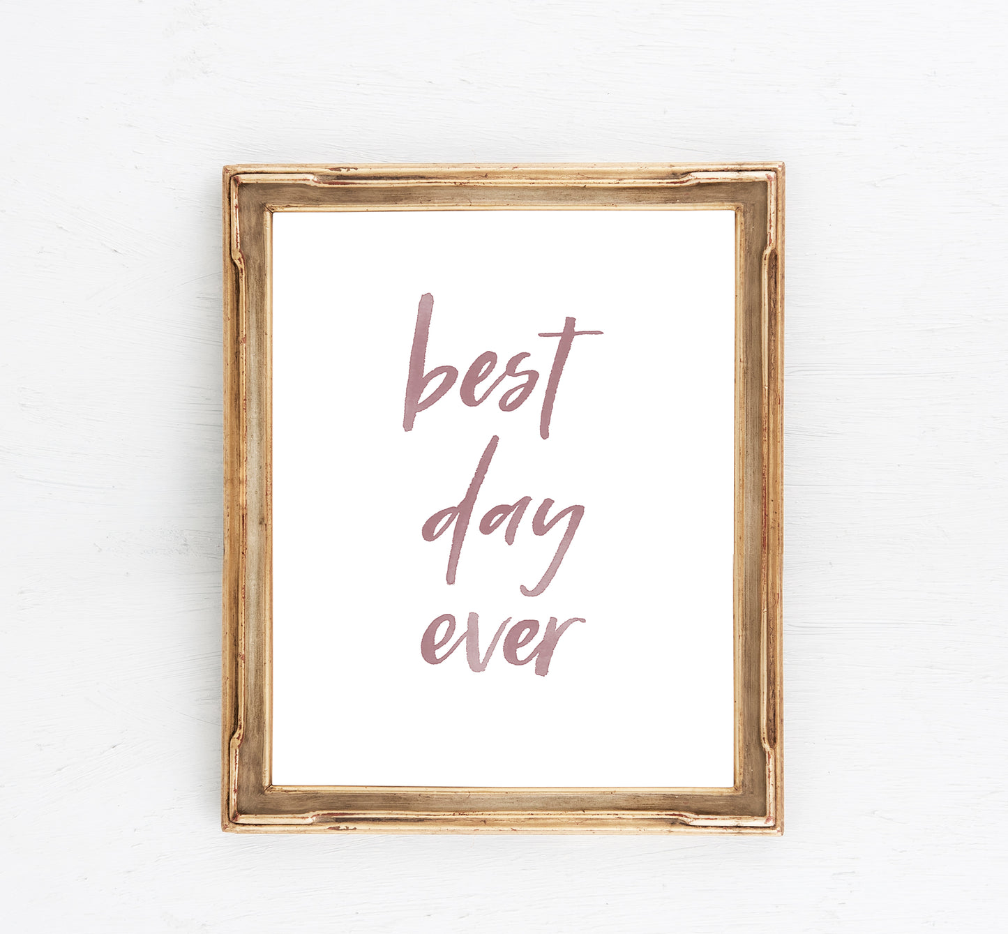 Oh Joyful Day Wedding Day Print Best Day Ever Print Wedding Day Art Wedding Decorations Watercolor Wedding decorations wedding print wedding day print 