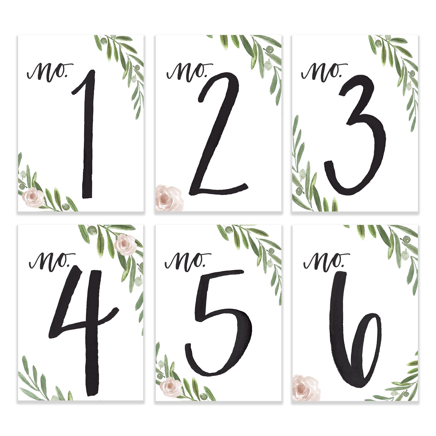 Oh Joyful Day Wedding Table Numbers Colorful table numbers wedding decorations jewel tone wedding jewel tone wedding decorations set of table numbers printed table numbers Pittsburgh weddings watercolor floral table numbers floral table numbers greenery table numbers watercolor wedding details