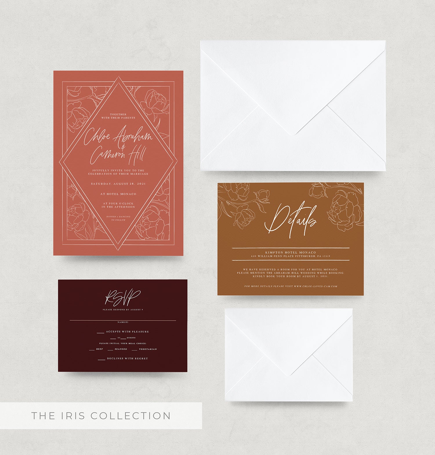 wedding invitation design green and white wedding invitation semi-custom wedding invitation wedding stationery pittsburgh wedding vendor customizable wedding invitation wedding stationer stationery design
