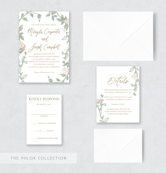 wedding invitation design green and white wedding invitation semi-custom wedding invitation wedding stationery pittsburgh wedding vendor customizable wedding invitation wedding stationer stationery design