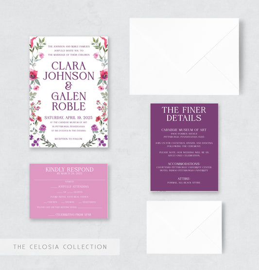 wedding invitation design green and white wedding invitation semi-custom wedding invitation wedding stationery pittsburgh wedding vendor customizable wedding invitation wedding stationer stationery design