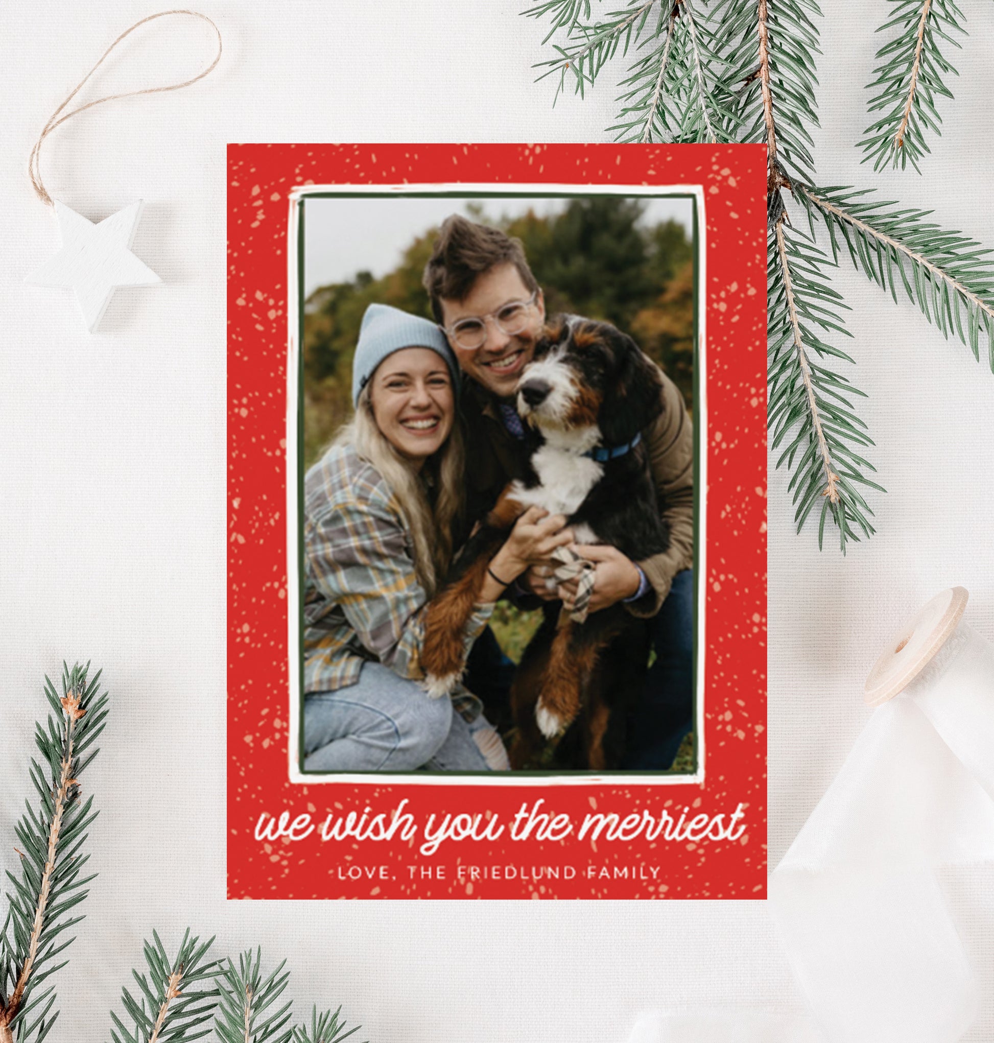 christmas photo sleeve cards The Merriest Photo Christmas Card – Oh Joyful Day