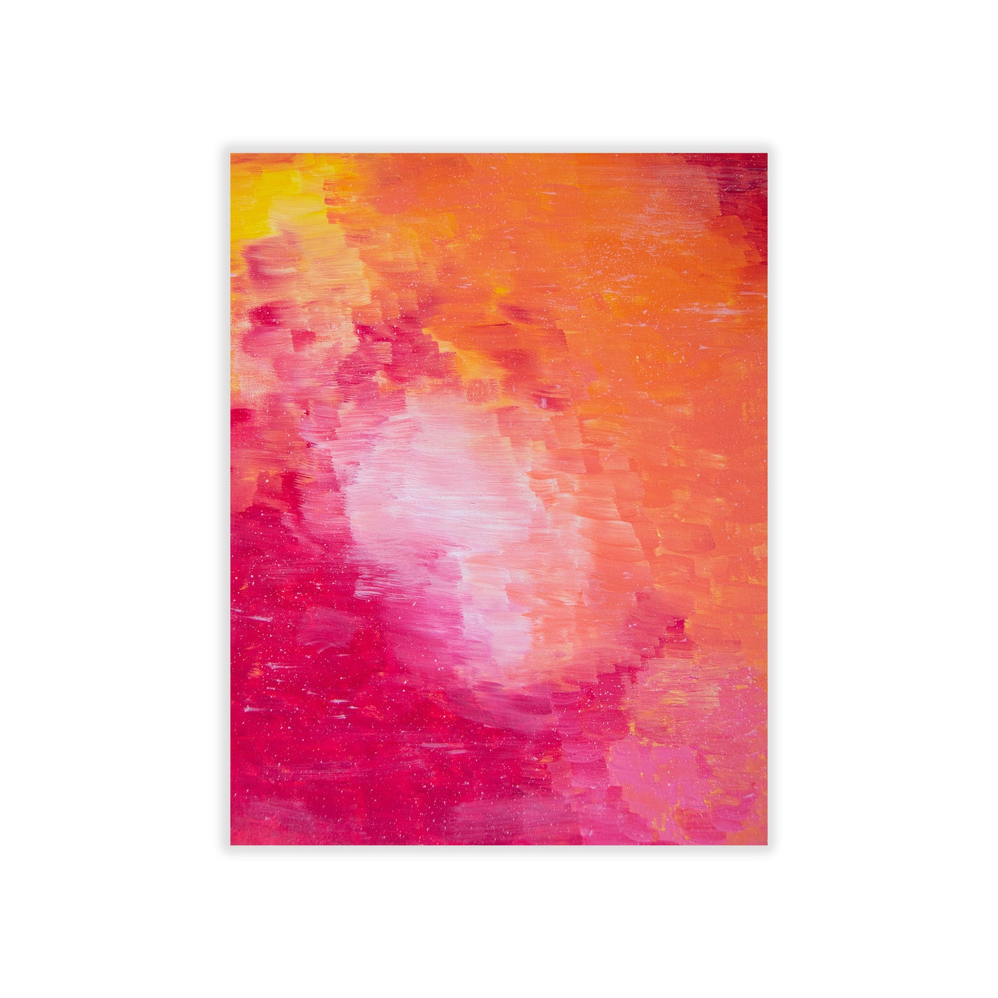 Little Pink Hat Abstract - Print