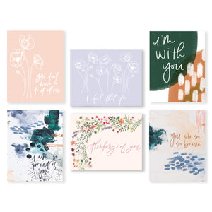 oh joyful day greeting card greeting cards set colorful stationery cheerful stationery heartfelt stationery heartfelt cards snail mail love letters illustration illustrator pittsburgh art pittsburgh artist calligraphy pittsburgh calligrapher handlettering handletterer abstract art abstract artist cards for grief cards for sadness cards for bravery cards for mental health thinking of you cards you're not alone card