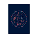 Love You and Like You Card