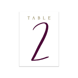 Oh Joyful Day Wedding Table Numbers Colorful table numbers wedding decorations jewel tone wedding jewel tone wedding decorations set of table numbers printed table numbers Pittsburgh weddings